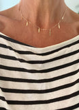 Gold-Filled Spears Necklace