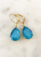 Lola Earring - Crystal Azure Blue